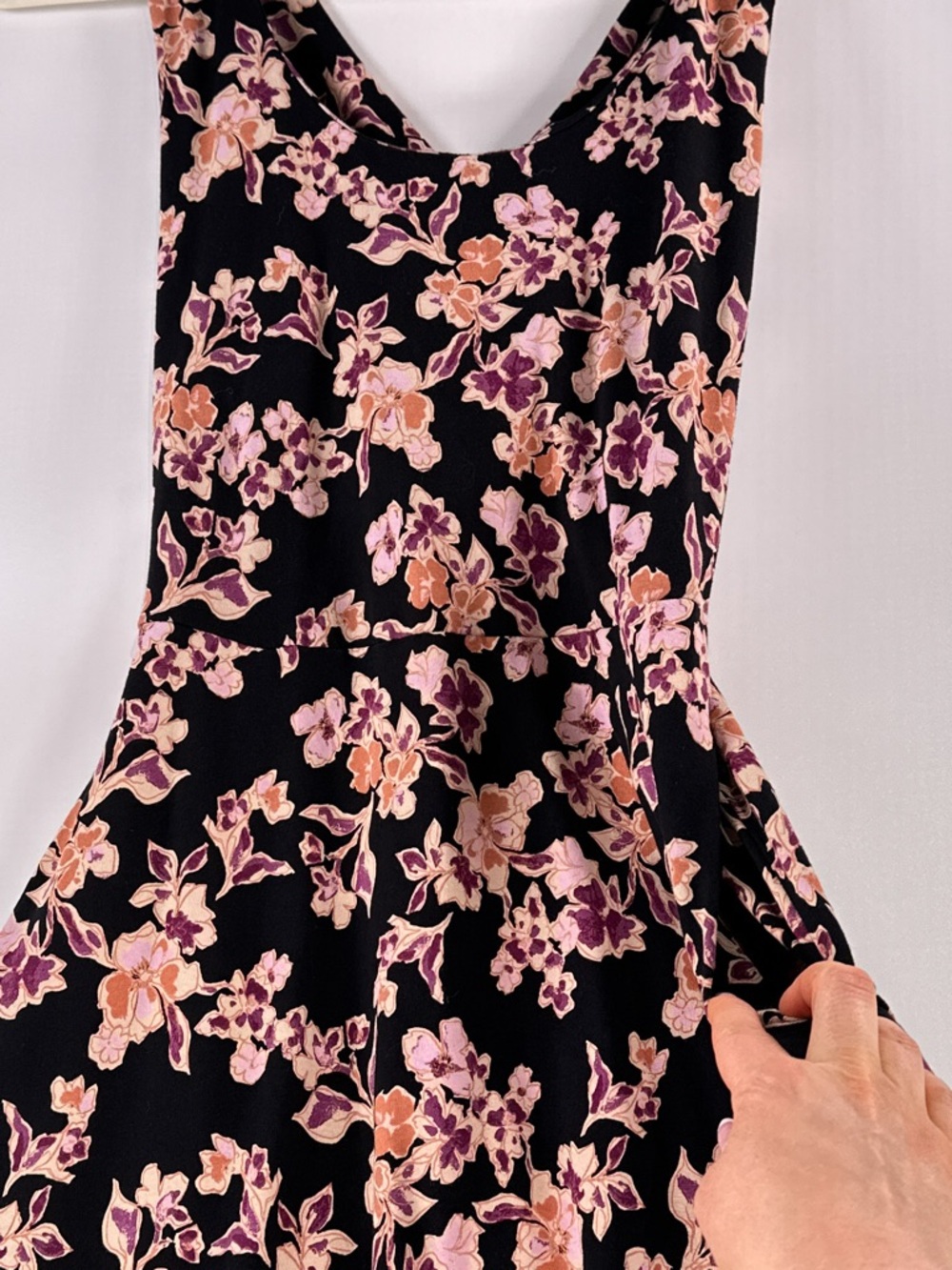 Pact Like New Organic Cotton Open Back Floral Maxi Dress M - Picture 3 of 12